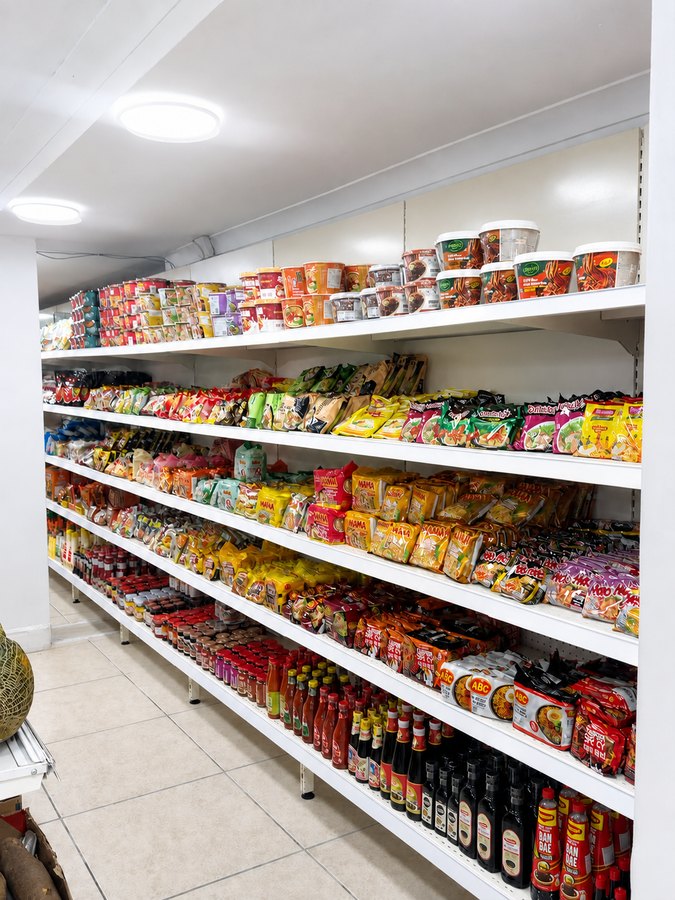 Instant noodle aisle